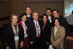 Dr. Rafael Falabella (center) surrounded by friends and family